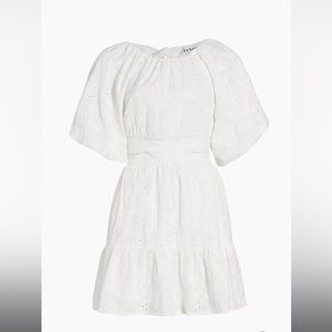 NWT En Saison cut out mini dress with puff sleeves